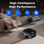 LIECTROUX C7 Robot Vacuum Cleaner and Wet Mop Combo,Smart Mapping,WiFi App And Remote Control,6Kpa Suction,Brushless Motor,Works With Alexa and Google Assistant,Ideal for Pet Hair,Carpet,Hard Floor