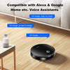 LIECTROUX C7 Robot Vacuum Cleaner and Wet Mop Combo,Smart Mapping,WiFi App And Remote Control,6Kpa Suction,Brushless Motor,Works With Alexa and Google Assistant,Ideal for Pet Hair,Carpet,Hard Floor