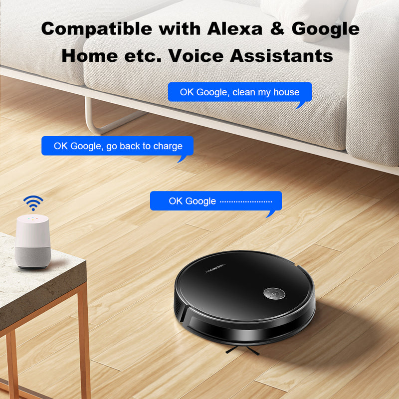 LIECTROUX C7 Robot Vacuum Cleaner and Wet Mop Combo,Smart Mapping,WiFi App And Remote Control,6Kpa Suction,Brushless Motor,Works With Alexa and Google Assistant,Ideal for Pet Hair,Carpet,Hard Floor