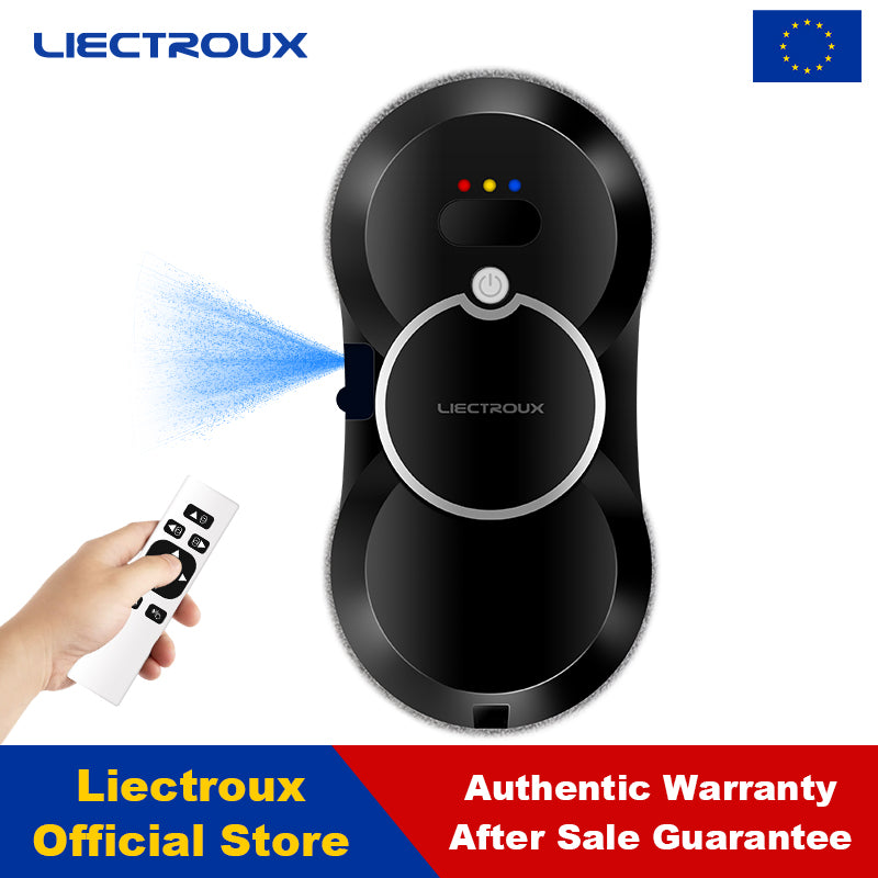Liectroux robot window cleaner model HCR-10 with auto spary water function 30ml water tank,,Ultrathin Window Cleaning Robot,,Remote control ( EU,RU warehouse in stock)