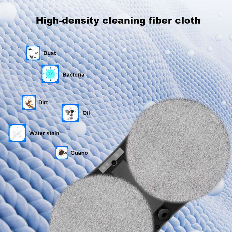 Liectroux robot window cleaner model HCR-10 with auto spary water function,Ultrathin Window Cleaning Robot,Electric Glass Limpiacristales,Remote (Have stock in EU warehouse)