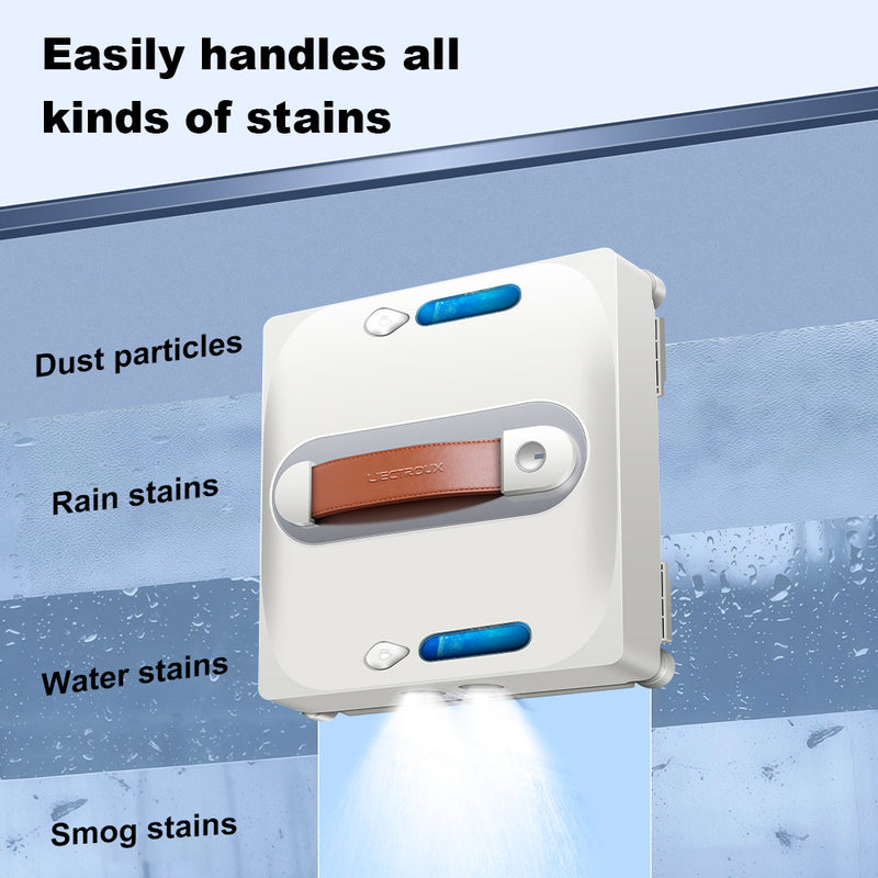Window Cleaning Robot Liectroux S11, 4-Way Water Spray, Home Glass Floor Wall Tiles Cleaner Robot