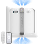 Window cleaning robot Liectroux S9,with 2 roller brushes, 6-way water pump spray,brushless motor,9KPa suction,frameless works,8 microswitches,safety rope & power cord 2 in 1,app & remote control,voice prompts