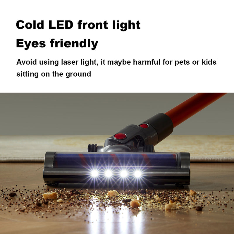 Handheld cordless smart vaccum cleaer i10 with max power 27000Pa, with LED light（ EU STOCK）