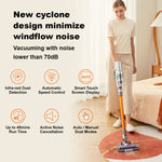 Handheld cordless smart vaccum cleaer i10 with max power 27000Pa, with LED light（ EU STOCK）